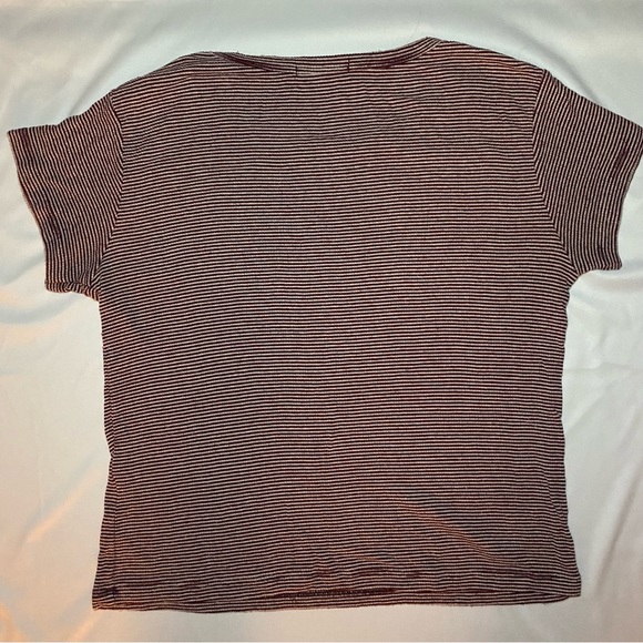Brandy Melville Striped Baby Tee - Picture 2 of 3